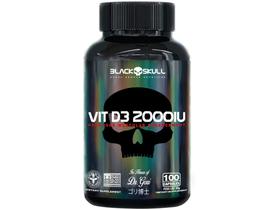 Vitamina D3 2000UI Black Skull 100 Cápsulas
