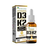 Vitamina D3 2000Ui com K2 80mg Sublingual Gotas 20ml Flora Nativa Vitamina D3 2000Ui com K2 80mg Sublingual Gotas 20ml Flora Nativa