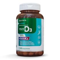 Vitamina D3 2000ui e K2 90 Comprimidos - Suplemento Nutricional Vitamina D3 2000ui e K2 90 Comprimidos - Suplemento Nutricional