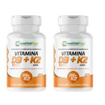Vitamina D3 2000ui + K2 145mg 120 Comprimidos 500mg Natural Vitamina D3 2000ui + K2 145mg 120 Comprimidos 500mg Natural