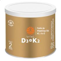 Vitamina D3 2000UI + K2 390mg 60 Cápsulas Vital Atman Vitamina D3 2000UI + K2 390mg 60 Cápsulas Vital Atman