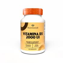 Vitamina d3 2000ui - nutritionall (60 cápsulas)