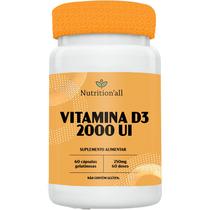 Vitamina d3 2000ui - nutritionall (60 cápsulas)