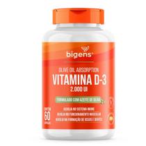 Vitamina D3 2000ui Óleo de Oliva Bigens 60 Capsulas Vitamina D3 2000ui Óleo de Oliva Bigens 60 Capsulas