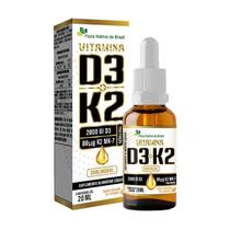 Vitamina D3 2000ui + Vit K2 Em Gotas 20ml Flora Nativa Vitamina D3 2000ui + Vit K2 Em Gotas 20ml Flora Nativa