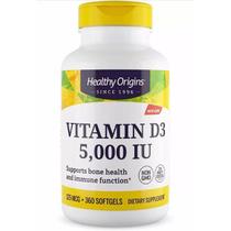 Vitamina D3 (360 Softgels) 5.000 UI - Health Origins