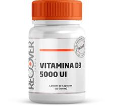 Vitamina D3 5.000ui - 60 cápsulas (60 doses) - Recover Farma