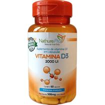 Vitamina D3 60 Cápsulas 500mg - NathurePro