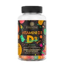Vitamina D3 60 gomas mastigáveis 180g - Essential Nutrition