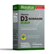 Vitamina D3 Bioimmune 30 Comprimidos - Bionatus