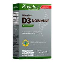 Vitamina D3 Bioimmune Bionatus 30 Comprimidos