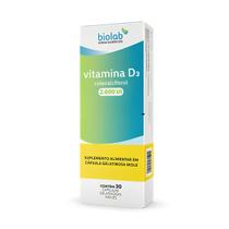 Vitamina D3 Biolab 2.000 UI 30 Cápsulas Moles