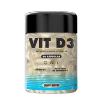 Vitamina D3 Body Nutry 2000UI 60 Cápsulas Suplemento Alimentar
