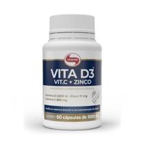 Vitamina D3+C+ZINCO 60 cápsulas Vitafor