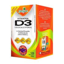 Vitamina D3 Colecalciferol - 120 Cápsulas - Katigua