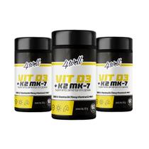 Vitamina D3(Colecalciferol 2.000ui) + K2(menaquinona-7 149mcg) 4well - 60 cápsulas - Combo 3 Potes Vitamina D3(Colecalciferol 2.000ui) + K2(menaquinona-7 149mcg) 4well - 60 cápsulas - Combo 3 Potes