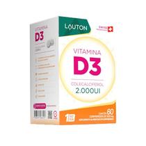 Vitamina D3 Colecalciferol 2000 UI 60 Comprimidos Lauton Vitamina D3 Colecalciferol 2000 UI 60 Comprimidos Lauton