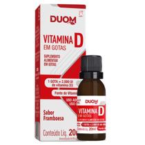 Vitamina D3 Colecalciferol 2000Ui Por Gota 20Ml 570 Doses - Duom Vitamina D3 Colecalciferol 2000Ui Por Gota 20Ml 570 Doses - Duom