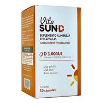 Vitamina D3 Colecalciferol VITASUN D 1.000UI/cap 30 cápsulas
