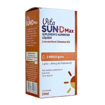 Vitamina D3 Colecalciferol VITASUN D MAX 2000UI/gota 10ml