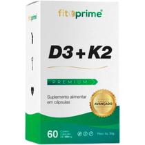 Vitamina D3 com K2 60 Cápsulas Fitoprime