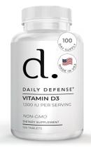 Vitamina D3 Daily Defense 1500 UI 100 comprimidos