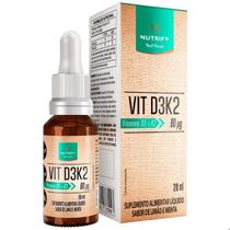 Vitamina D3 e K2 80ug 20ml Nutrify Vitamina D3 e K2 80ug 20ml Nutrify