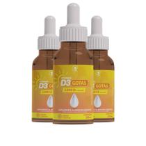 Vitamina d3 gotas 3 frascos