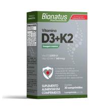Vitamina D3+K2 30 Comprimidos - Bionatus