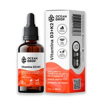 Vitamina D3 K2 30ml Ocean Drop Sabor Menta