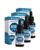 Vitamina D3 K2 A E Vitamina ADEK 20 ml Kit 3 frascos gotas D3 2000ui