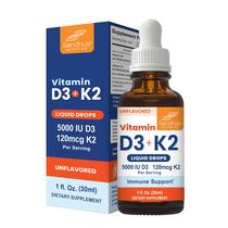 Vitamina D3 K2 Drops Sandhu's 5000 UI D3 120mcg K2 30mL Vitamina D3 K2 Drops Sandhu's 5000 UI D3 120mcg K2 30mL