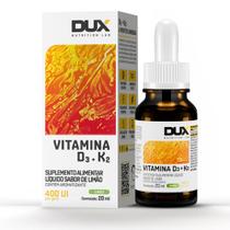 Vitamina D3+K2 Dux Nutrition 400UI Sabor Limão 20ml