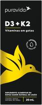 Vitamina D3 + K2 gotas 20 ml - Puravida Vitamina D3 + K2 gotas 20 ml - Puravida