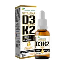 Vitamina D3 + K2 Gotas Sublingual Laranja 20ml Flora Nativa do Brasil
