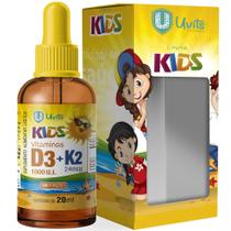 Vitamina D3 + K2 Kids em Gotas 20ml - Uvits