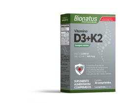 Vitamina d3+k2 mk-7 30 comprimidos bionatus