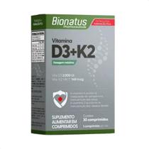 Vitamina D3+k2 MK-7 30 Comprimidos Suplemento Al. - Bionatus