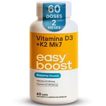 Vitamina D3 + K2 Mk7 Easy Boost D3 2000ui K2 149mcg 60 Caps