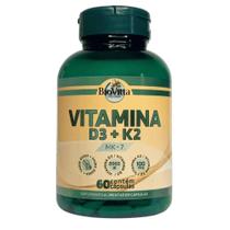 Vitamina D3 + K2 Saúde Óssea e Cardiovascular Avançada 60 Cápsulas Vitamina D3 + K2 Saúde Óssea e Cardiovascular Avançada 60 Cápsulas