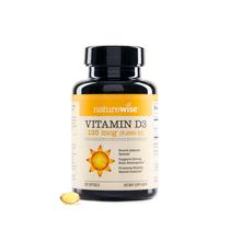 Vitamina D3 NatureWise 5000 UI (125 mcg) Suprimento para 200 dias 200 ct Vitamina D3 NatureWise 5000 UI (125 mcg) Suprimento para 200 dias 200 ct