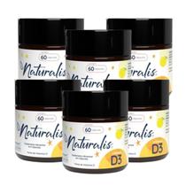 Vitamina D3 Softgel Naturalis 60 Caps Kit com 6 Potes Vitamina D3 Softgel Naturalis 60 Caps Kit com 6 Potes