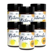 Vitamina D3 Softgel Naturalis com 120 Cáps Kit 6 Potes Vitamina D3 Softgel Naturalis com 120 Cáps Kit 6 Potes