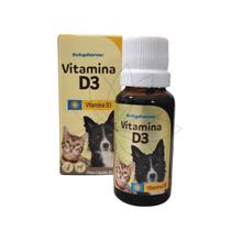 Vitamina D3 Suplemento Vitamínico para Cães e Gatos Botupharma 20ml