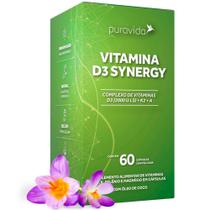 Vitamina D3 Synergy 60 Capsulas PURAVIDA