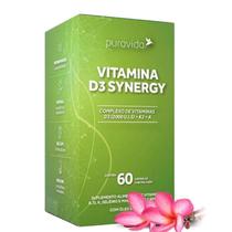 Vitamina D3 Synergy , K2, A E Magnesio, 60 Un Pura Vida