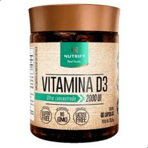 Vitamina D3 Ultra Concentrada 2000UI 60 Capsulas Nutrify