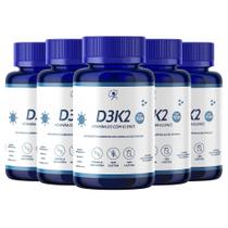 Vitamina D3+vitamina K2 (2000 Ui/65mcg) 300 Cáps (5 Frascos)