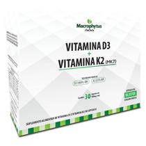 Vitamina D3 + Vitamina K2 Mk7 500Mg 30 Cápsulas Macrophytus