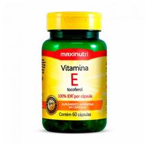 Vitamina E 100% IDR 60 Cápsulas - MaxiNutri
